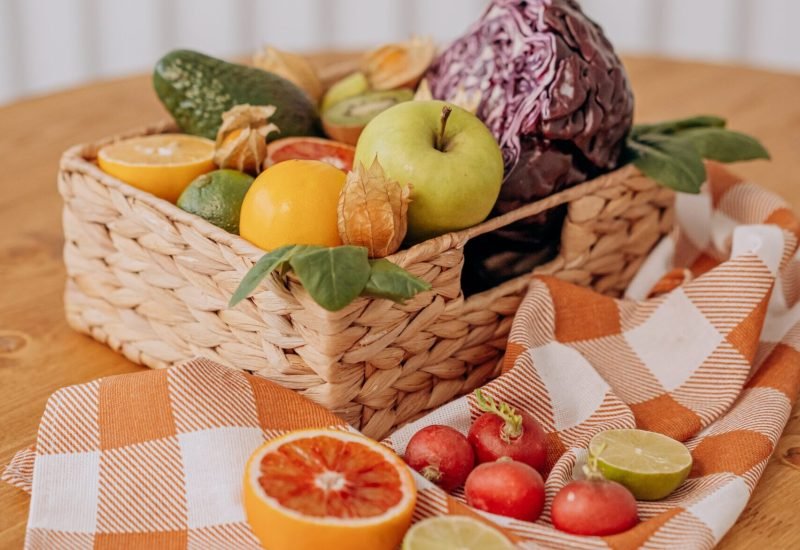 Health everyday with Furits and vegetables