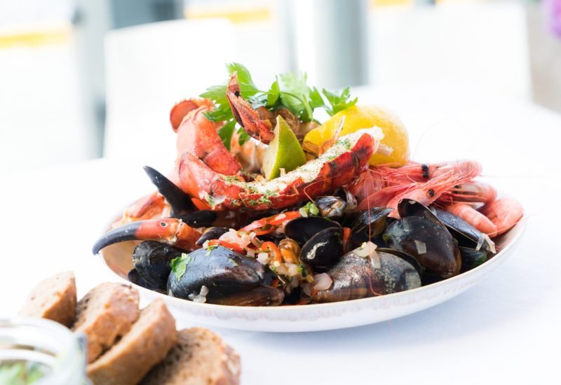 Seafood for protein sources